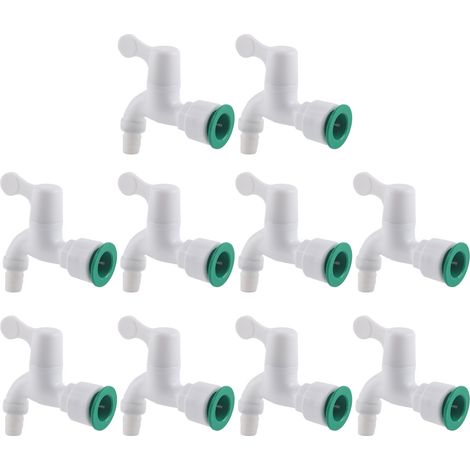 10 raccords rapides de buse d'eau à pousser 20mm/0.8in pour système de distribution de pression de robinet (1/5)