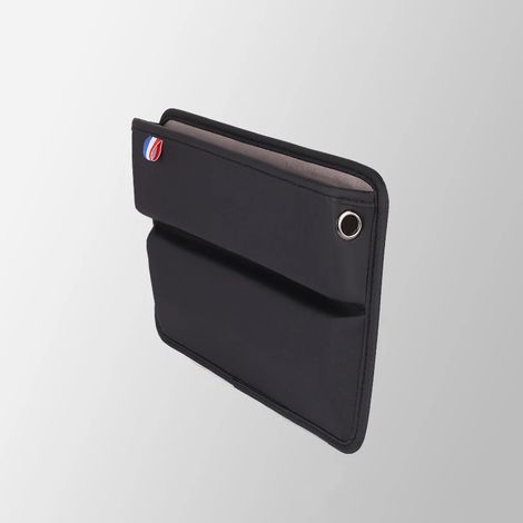 (Noir2) Organisateur de rangement universel pour siège auto, remplisseur d'espace entre les sièges, compatible BMW, pour pièces de monnaie. (1/5)