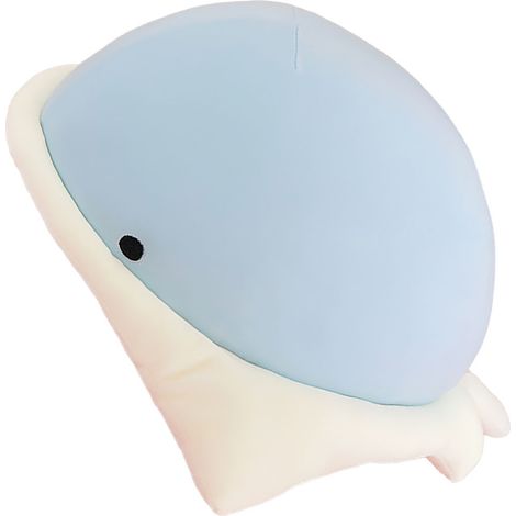 Coussin Peluche Bleu Multicolore Douce Coton Moelleux Taille Adaptée Doudou Cartoon Décoratif Canapé Bureau Voiture Cadeau Familial (1/5)