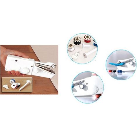 Maquina de coser portátil costurera pequeña