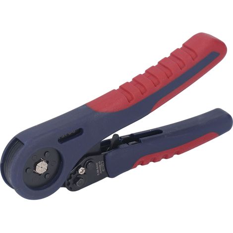 Pince à sertir automatique à cliquet ergonomique pour fils et manchons thermorétractables, outil manuel à usage professionnel (1/5)
