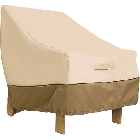 TuseRxln Chaise de Jardin Hozel - Housse de Chaise de Jardin - Tissu Oxford 210D imperméable - 1 - Convient aux Meubles d'extérieur et aux chaises de Salon (1/5)