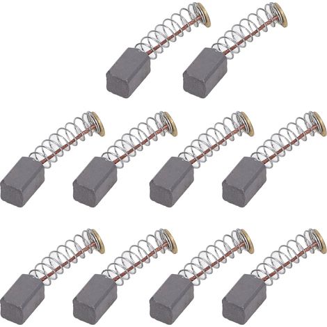 Lot de 20 balais de charbon pour petites meuleuses électriques, polisseuses, perceuses électriques, accessoires pour outils électriques, meuleuses d'angle, marteaux perforateurs, pics électriques, bal (1/5)