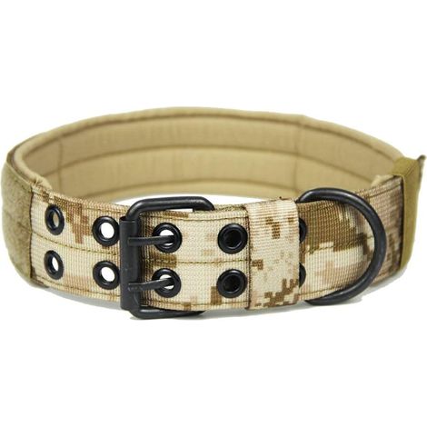 Collier réglable en nylon pour animaux de compagnie (désert M)