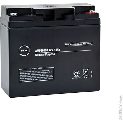 Batterie plomb AGM NX 18-12 General Purpose 12V 18Ah M5-F-NX (1/5)