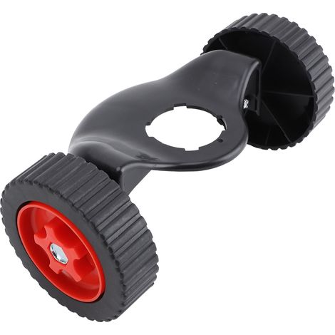 Grass Trimmer Wheels Detachable Plastic Labor Saving Hand Push Mower Wheels for Auxiliary Tool S 29.5cm (1/5)