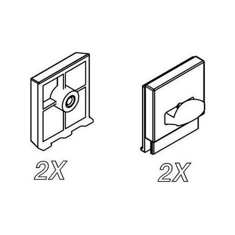 KIT SGANCIO ANTA PER BOX DOCCIA HEXA