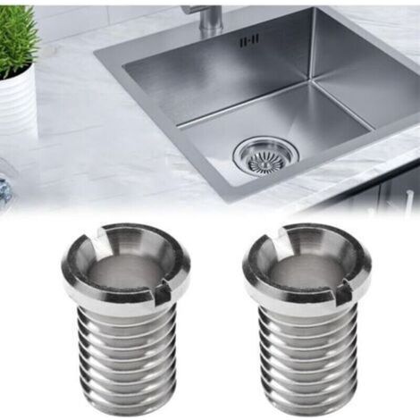 Tornillos para cestas de fregadero, tornillos huecos para fregadero, tornillos para coladores, tornillos de acero inoxidable para coladores, tornillos huecos para cestas de fregadero, válvulas de freg
