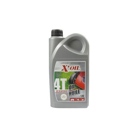 12 Olio Motore 4 Tempi X'oil, SAE30 API SJ/CD, JASO MA, In Tanica da 1,4 Litri
