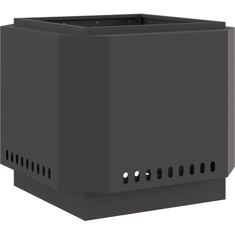Maison Exclusive - Focolare Senza Fumi Nero 58 x 58 x 51 cm
