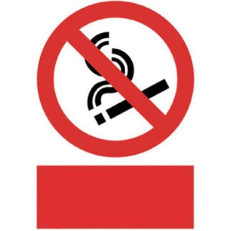 Señal en catalán: Prohibit fumar perill d' incendi krc                                                          297X210 mm (1/3)