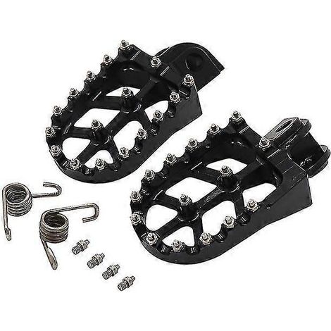 CNC-gefräste Fußrasten für KTM 125 EXC, 300 EXC, 250 EXC, 450 EXC und 530 EXC (Modelljahre 2017–2020) – Schwarz