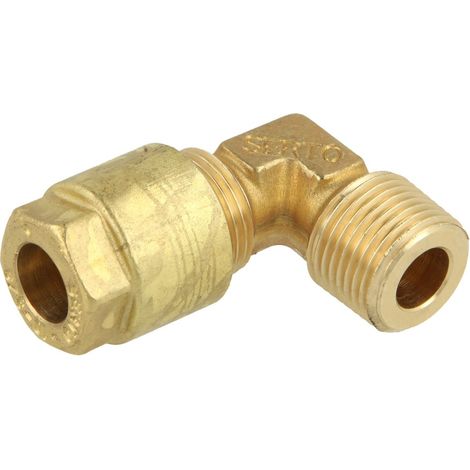 Raccord à visser coudé 10 mm x 1/2'' FM