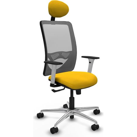 Sedia da ufficio piqueras y crespo Zulema grigio braccioli bianchi (1/2)