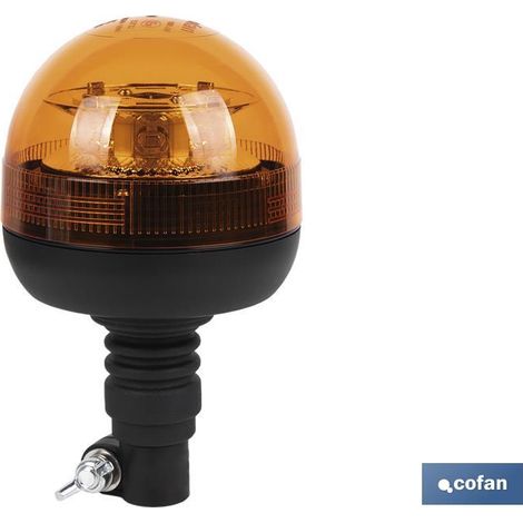 COFAN luz led estacionaria ece r65 soporte 12/24v ip66 , Luz led estacionaria de color naranja para soporte flexible y para conexión fija y desmontable. Esta luz tiene tres modos d (1/4)