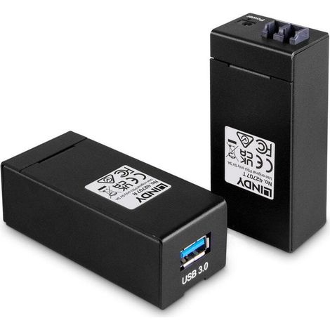 Extensor de Fibra Óptica Usb 3.0 a 20 Metros (1/4)
