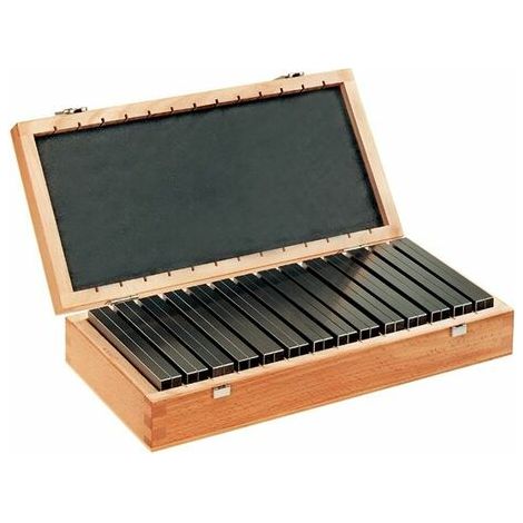 Jeu de cales parallèles no. 6347P contenu 14 paires précision longueur 150 mm AMF (1/2)