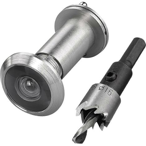 Trous de regard en laiton massif à 220 degrés pour porte avec foret de 16 mm, B-- (1/5)