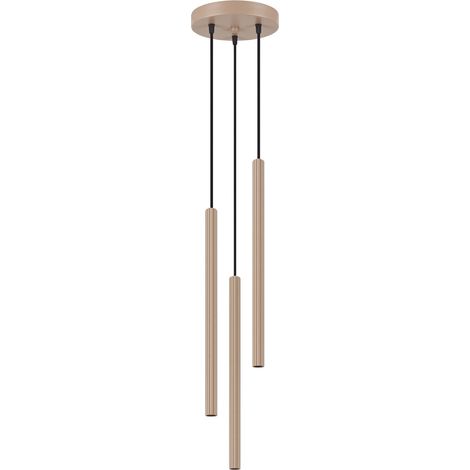 Pendelleuchten Arche taupe 3xG9 20cm Stahl Sollux (1/4)