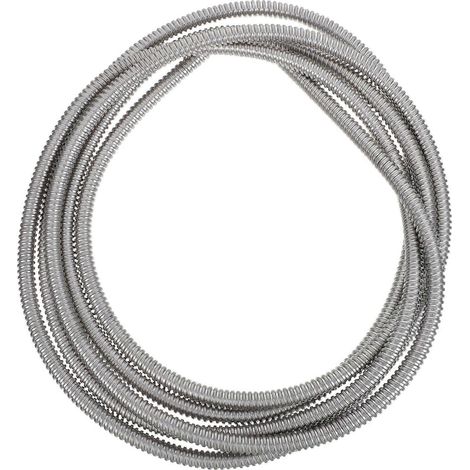Gaine de protection de câble en acier inoxydable - Gaine flexible de 7 mm pour la gestion des câbles électriques domestiques et industriels (1/4)