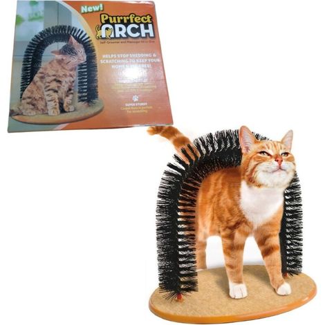 [NEVER USED] Massage brush for cats with arched fur