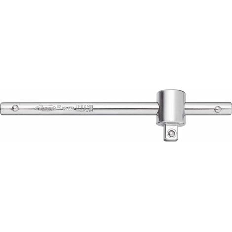 VIGOR Außenvierkant Antrieb 6,3 = 1/4 Zoll Gleitgriff V2453N ∙ Vierkant massiv 6,3 mm (1/4 Zoll) ∙ Gesamtlänge: 110 mm (1/2)
