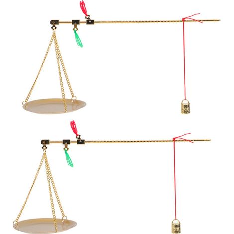 FOMIYES Balance à Cuivre Portative 2pcs pour Pesée Précise D'herbes (1/5)