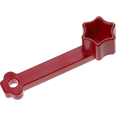 vhbw Dough Dissolver compatible with Vorwerk Thermomix TM5, TM6 Kitchen Machine - Dough Turner Aid, Plastic, Red (1/3)