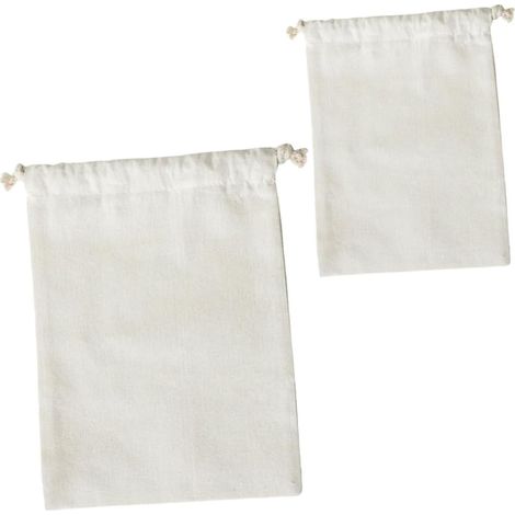 de rangement réutilisables SOLUSTRE en coton et lin avec (1/5)