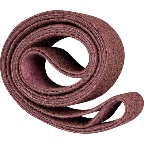 PFERD TOOLS Vlies Schleifband VB 75x2500mm A180 M für Feinschliff und Finish mit Bandschleifer 2 Stk