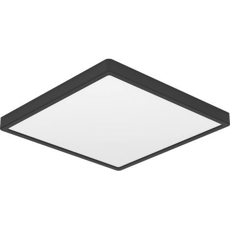 Eglo LED Deckenleuchte Fueva 6 schwarz 39 x 39 cm warmweiß-kaltweiß dimmbar Deckenlampen (1/3)