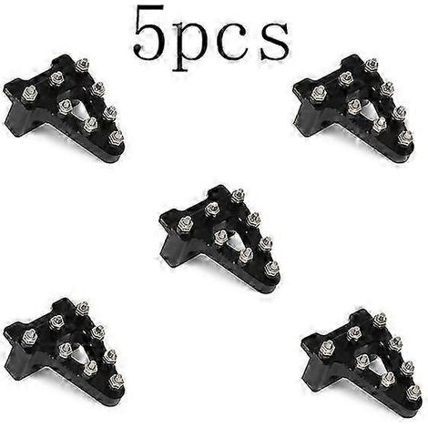 Embouts de pédale de frein arrière CNC pour moto Honda CRF50 XR50 SDG SSR Coolster 70 90 107 110 125cc (5 pièces noires) (1/5)