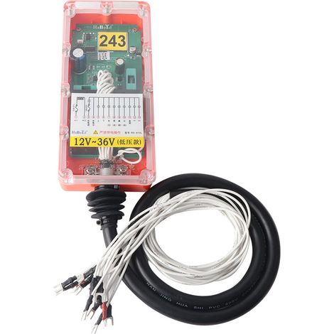RX-A10L pont roulant électrique avec télécommande industrielle robuste, livré sans piles (12-36V) (1/5)