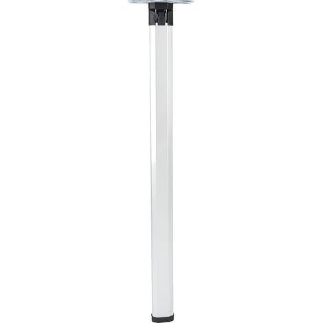 Pieds de table pliants 725mm en aluminium alliage démontable, peinture antirouille, fixation rapide pour table meuble VR bateau, 2 pièces (1/5)