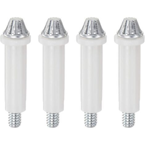 Lot de 4 pivots inférieurs réglables à deux volets pour porte pliante de poche accordéon, porte de grange (1/5)