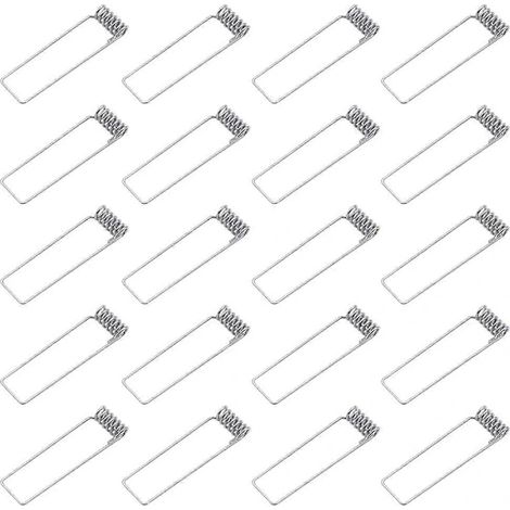 Filiyano-20 clips de fixation à ressort pour ampoules LED GU10 et MR16 (diamètre 60 mm). Anneaux de rappel à ressort. (1/5)