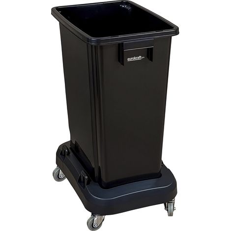 eurokraft pro, Collecteur de tri avec châssis roulant, noir, (1/4)