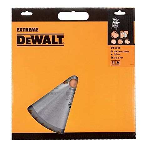 DeWalt DT4305-QZ - Lama per seghe a braccio radiale, 350 x 30 mm, 36D FT/DL +10°. (1/2)