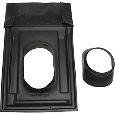 Vaillant Tegola in plastica per tetto inclinato (25-50 gradi), nera, 8000039664