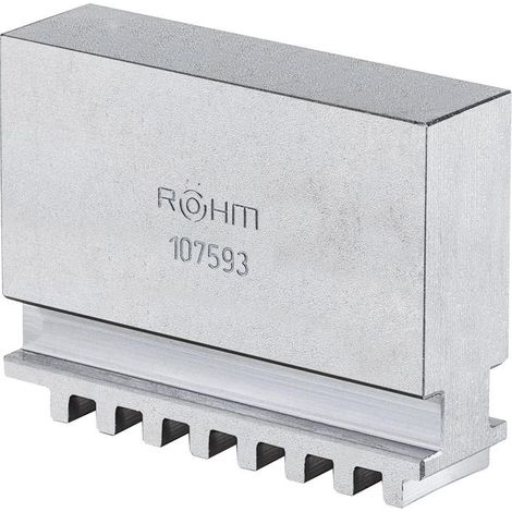 Röhm Blockbacke BL, Größe 500/630, 4-Backensatz, DIN 6350 ungestuft, ungehärtet - 107645 (1/4)