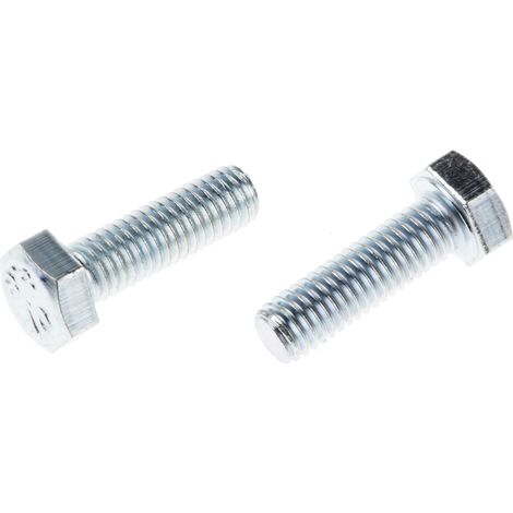 Vis à tête hexagonale, Acier Galvanisé et passivé, M5 x 16mm ( Prix pour Sachet de 100 )