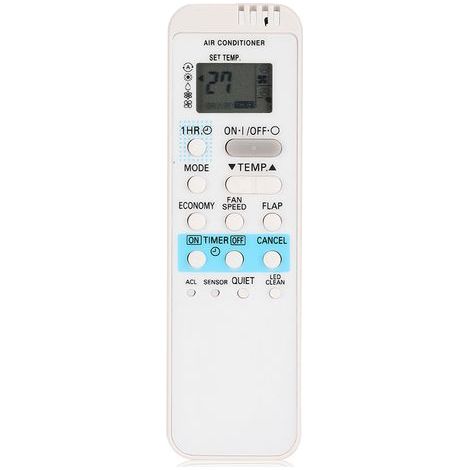 Robuste, weiße ABS-Fernbedienung für Klimaanlagen, passend für Sanyo AX1/3 (Batterie nicht enthalten) (1/5)