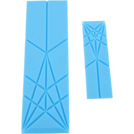 Polygons Flache 3-in-1 Messlöffel, 2 Löffel mit 6 verschiedenen Größen, multifunktional, faltbar, flach