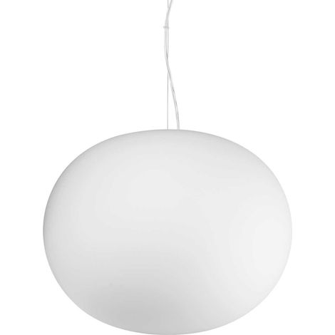 Lampadario Sospensione Contemporaneo Cotton Metallo Bianco 1 Luce E27 42W Ip20