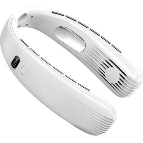 Ventilador De Cuello - Sin Aspas - Recargable Por USB - Para Uso Exterior Y Viajes - 1 Unidad (1/5)