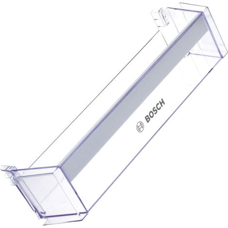 Balconnet à bouteilles pour réfrigérateur – Dimensions 47x12x9,8 cm – Compatible avec modèles BOSCH – Pièce détachée transparente
