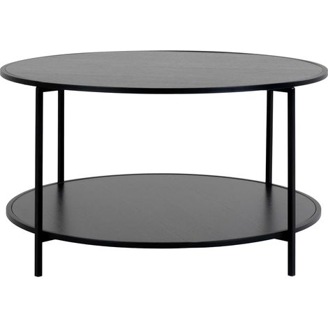 Table basse fixe Vita 1 noire – Dimensions 100x60cm – Matériaux de haute qualité – Design moderne et élégant – House Nordic (1/5)