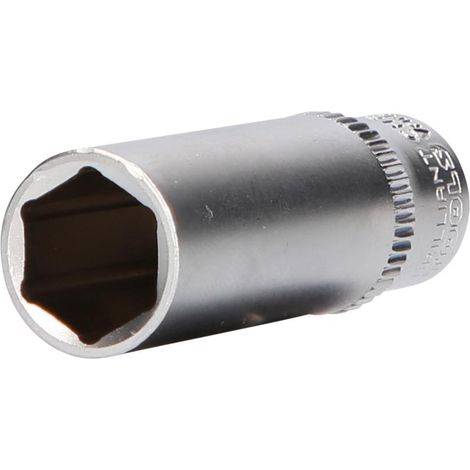 BRILLIANT  TOOLS  1/4"  Llave  de  vaso  hexagonal  larga  12  mm  -  BT020958 (1/4)