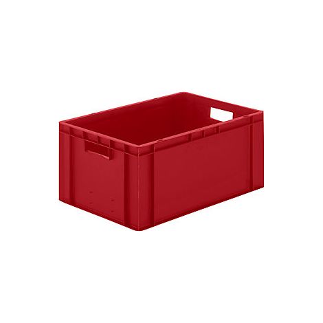 Contenedor de transporte apilable LA-KA-PE L600xW400xH270mm - TK600/270-0 ROJO