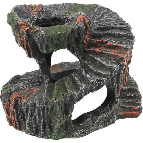 Dekorative Plattform für Schildkröten, ideal zum Klettern auf der Dachterrasse oder für andere Reptilien. – 14,5 x 11,5 cm – Verschiedene Farben (1/2)